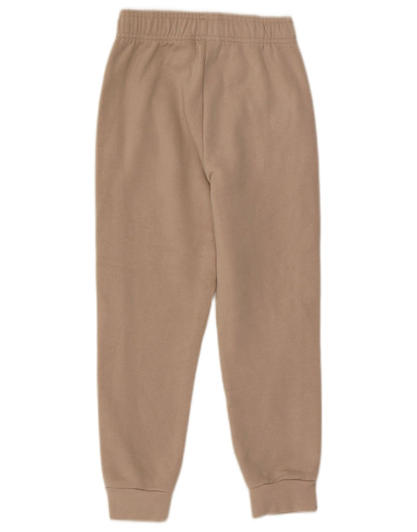 Adidas Boys Graphic Tracksuit Trousers Joggers 7-8 Years Beige Colourblock