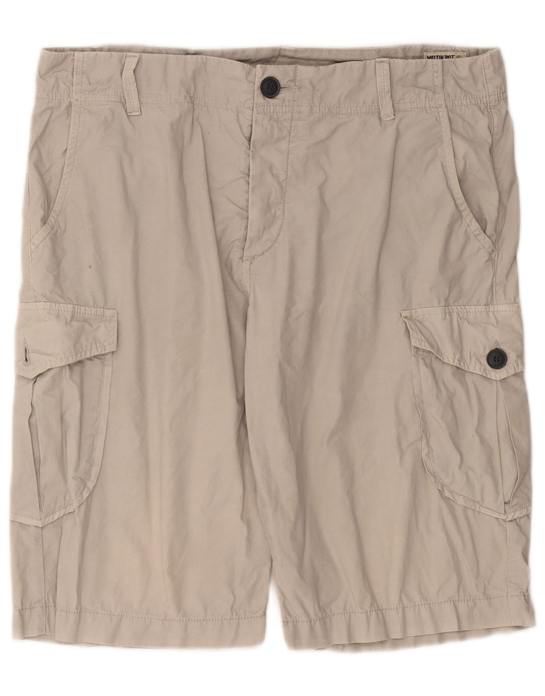 MELTIN' POT Mens Cargo Shorts W33 Medium Beige
