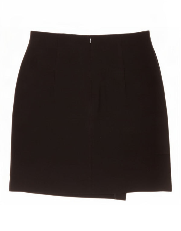 Marks & Spencer Womens Pencil Skirt UK 14 Large W32 Black Polyester
