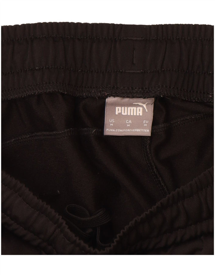 Puma Mens Tracksuit Trousers Joggers Medium  Black Polyester