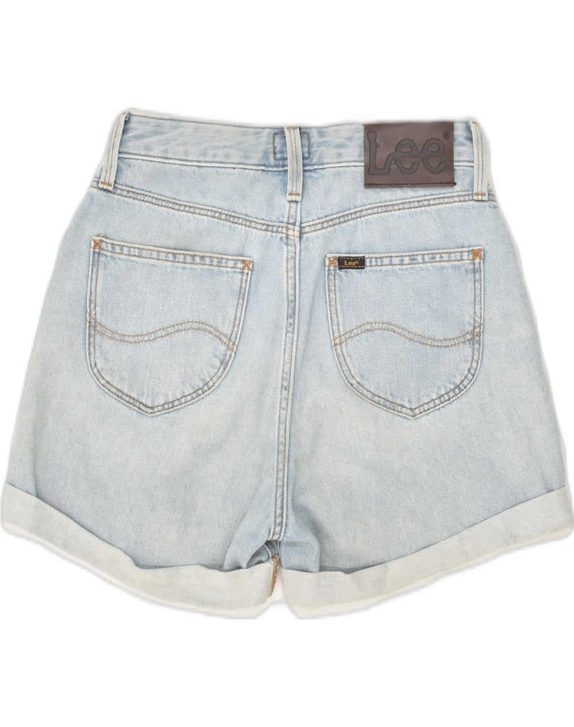 LEE Womens Denim Shorts W24 XS Blue Cotton | Vintage Lee | Thrift | Second-Hand Lee | Used Clothing | Messina Hembry 