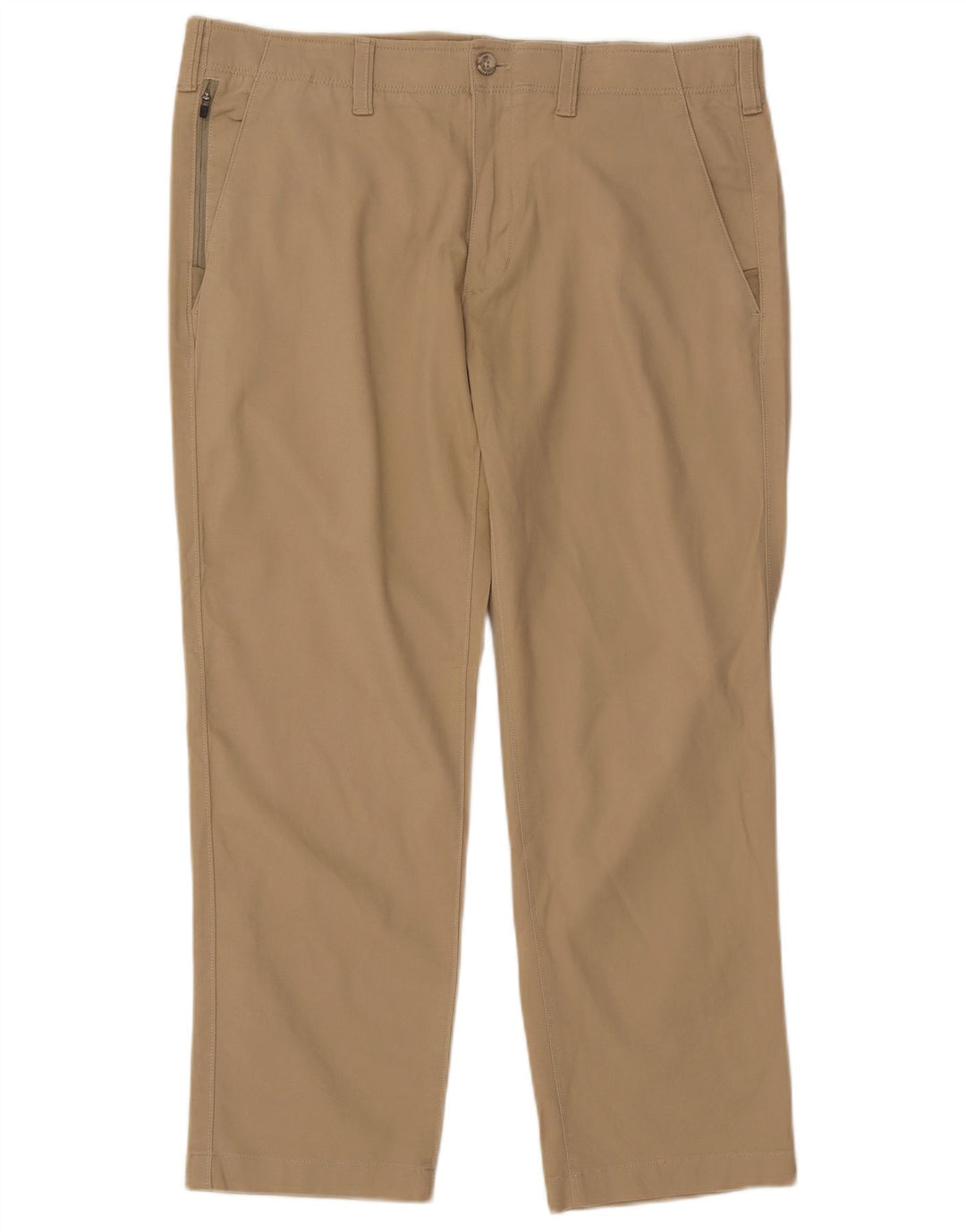 EDDIE BAUER Mens Straight Chino Trousers  W38 L30 Beige Cotton