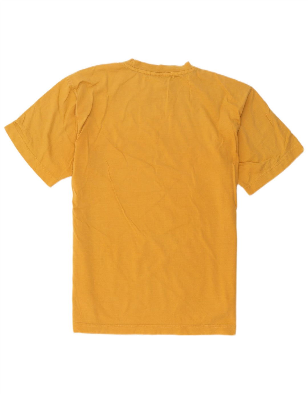 Fila Mens Graphic T-Shirt Top Large Yellow Cotton