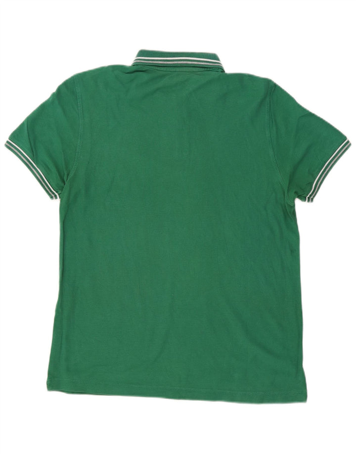 Lotto Mens Polo Shirt Large Green Cotton