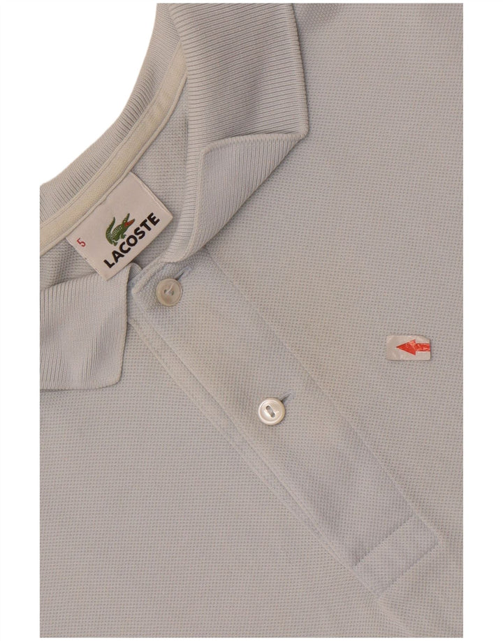 Lacoste Mens Polo Shirt Size 5 Large Blue Cotton