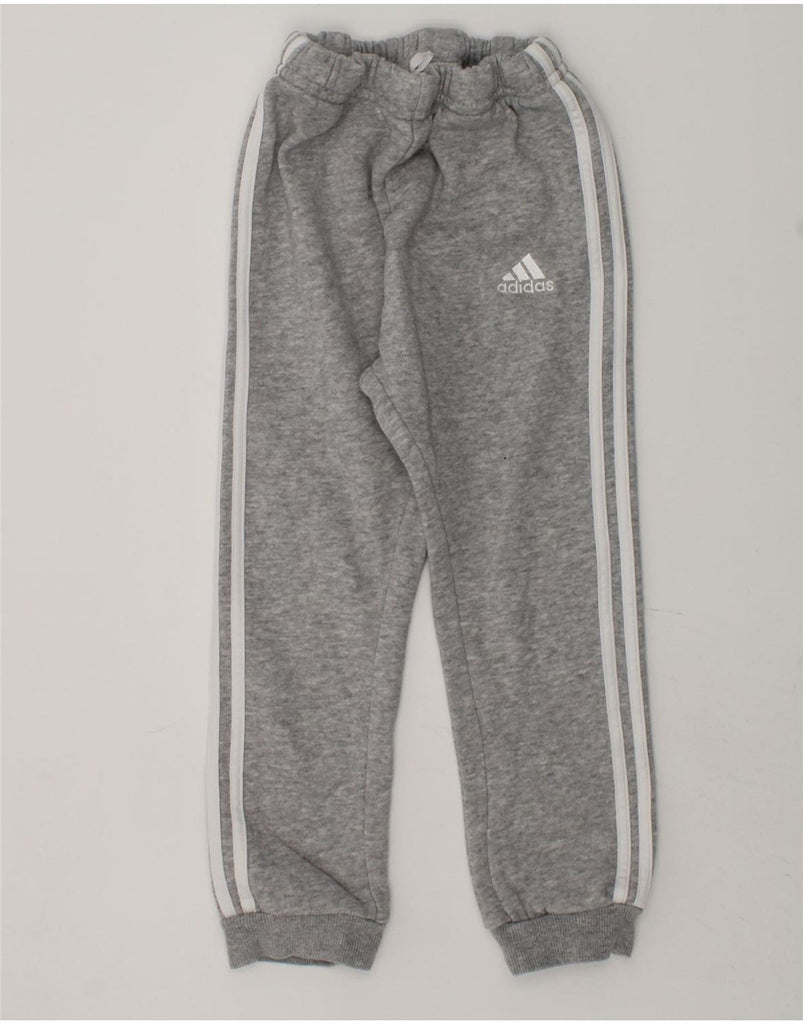 ADIDAS Girls Tracksuit Trousers Joggers 3-4 Years Grey Cotton | Vintage Adidas | Thrift | Second-Hand Adidas | Used Clothing | Messina Hembry 