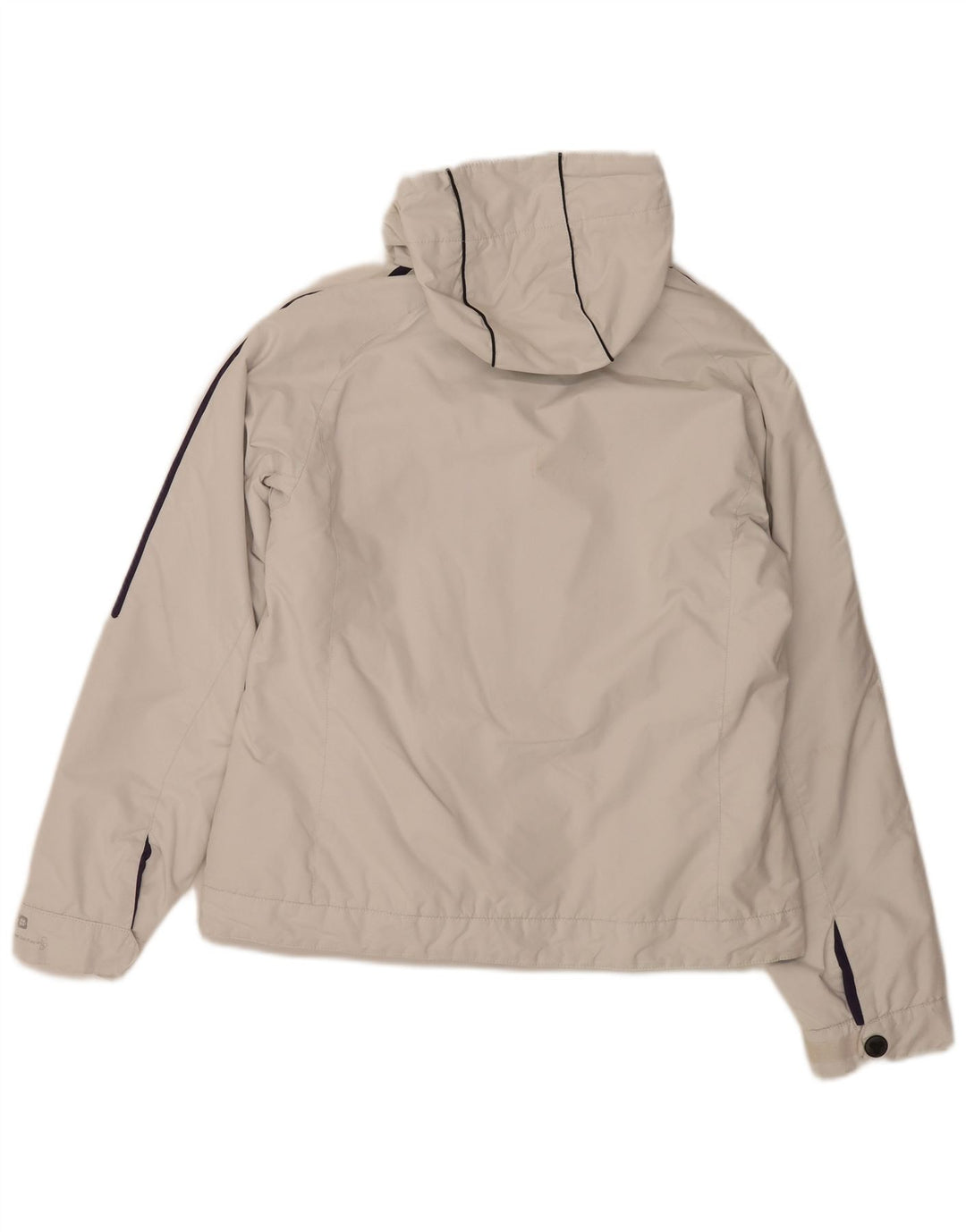 Brugi Womens Hooded Padded Jacket UK 14 Medium White Polyamide