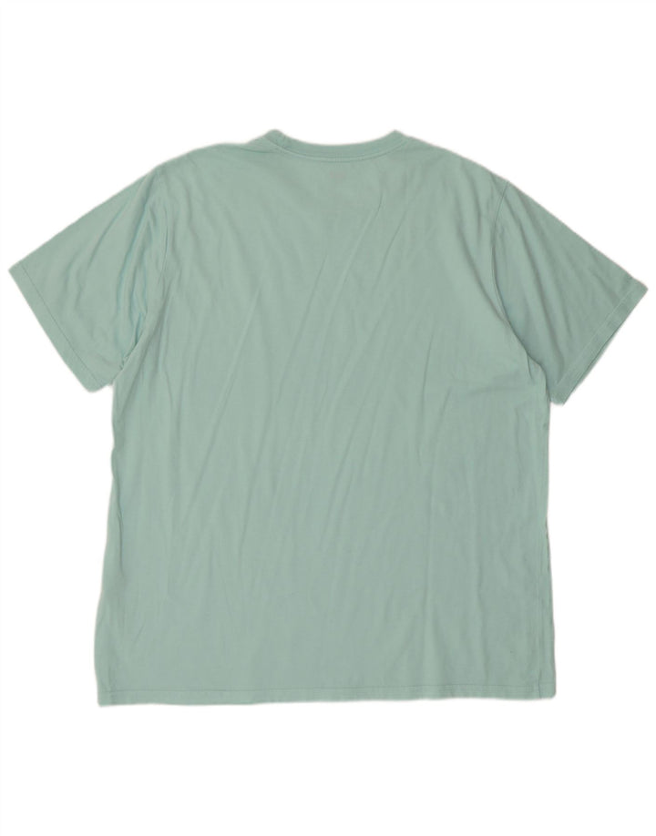 LEVI'S Mens Relaxed T-Shirt Top Large Turquoise Cotton