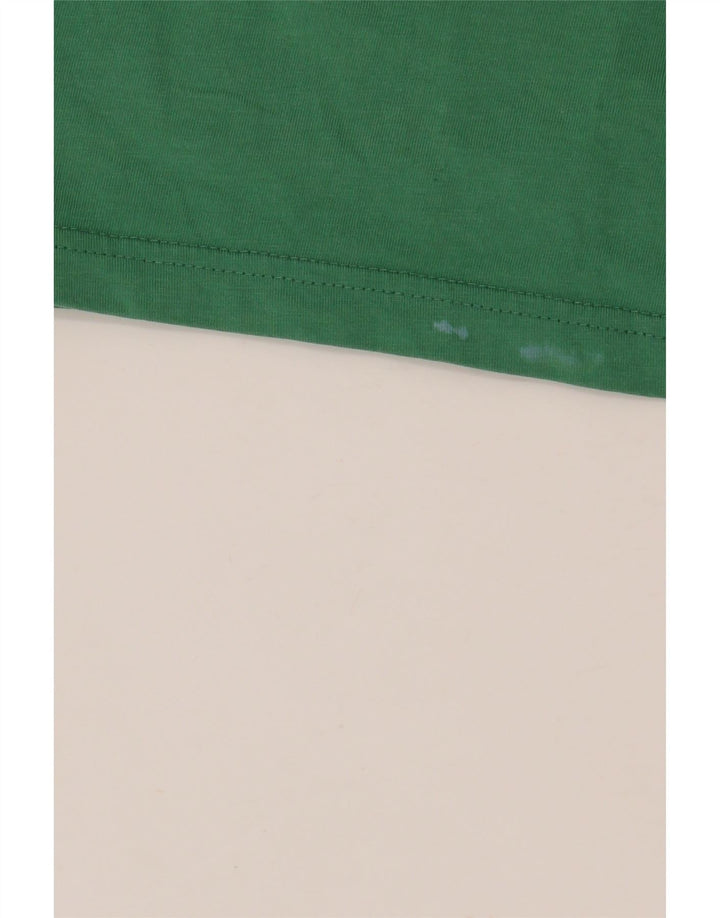 Ted Baker Mens Polo Shirt Size 4 Large Green Cotton