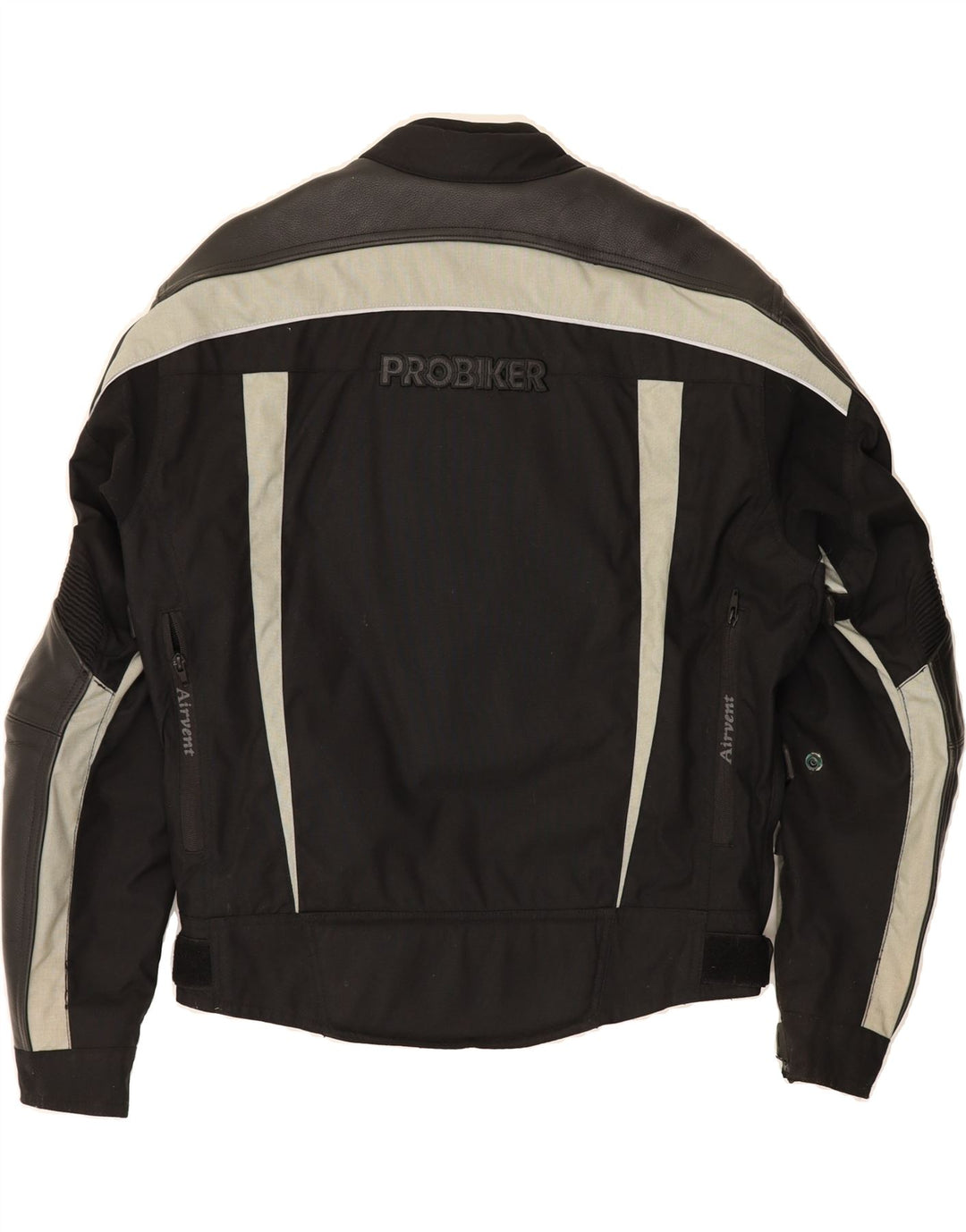 PROBIKER Mens Graphic Racer Jacket IT 50 Large Black Colourblock Polyamide Vintage Probiker and Second-Hand Probiker from Messina Hembry 
