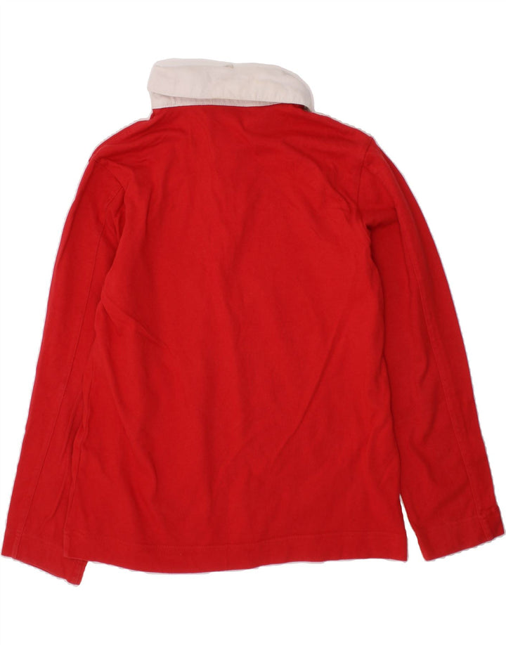 PUMA Boys Graphic Long Sleeve Polo Shirt 9-10 Years Red Vintage Puma and Second-Hand Puma from Messina Hembry 