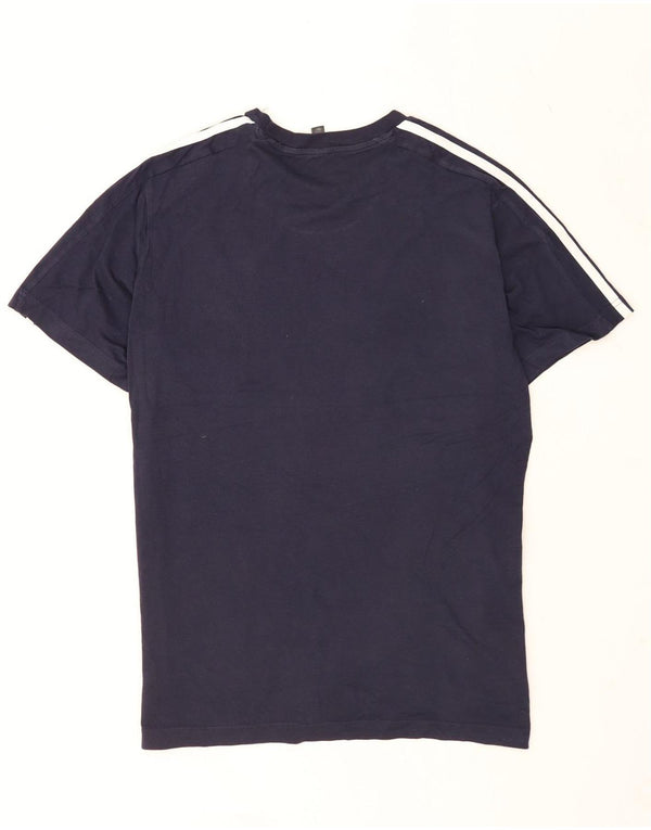 Adidas Mens T-Shirt Top XL Navy Blue Cotton