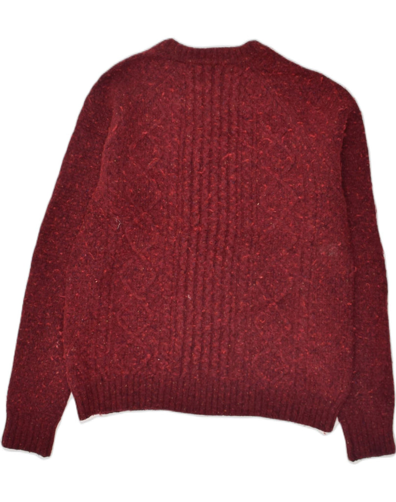 JACK WILLS Womens Crew Neck Jumper Sweater UK 16 Medium Red Wool | Vintage Jack Wills | Thrift | Second-Hand Jack Wills | Used Clothing | Messina Hembry 