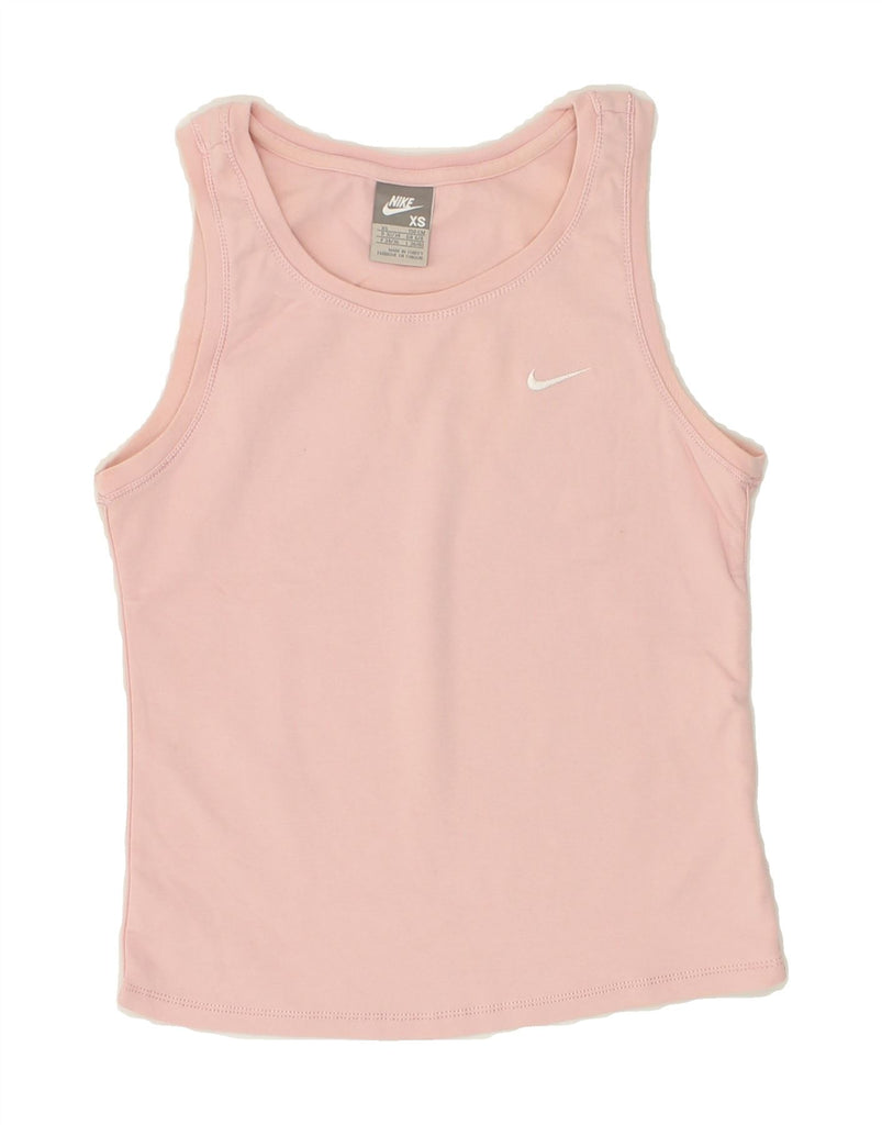 NIKE Womens Vest Top UK 4 XS Pink | Vintage Nike | Thrift | Second-Hand Nike | Used Clothing | Messina Hembry 