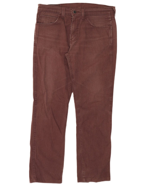 Levi's Mens 511 Slim Jeans W34 L29 Brown Cotton