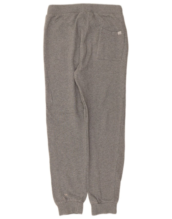 BENETTON Boys Tracksuit Trousers Joggers 13-14 Years 3XL Grey Cotton