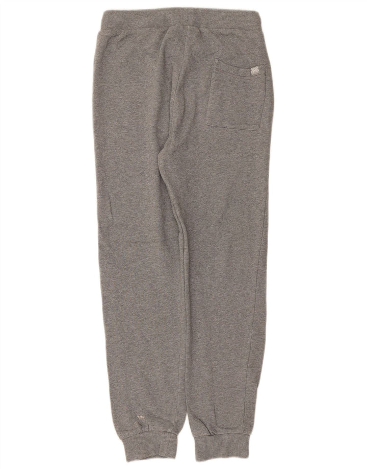 BENETTON Boys Tracksuit Trousers Joggers 13-14 Years 3XL Grey Cotton