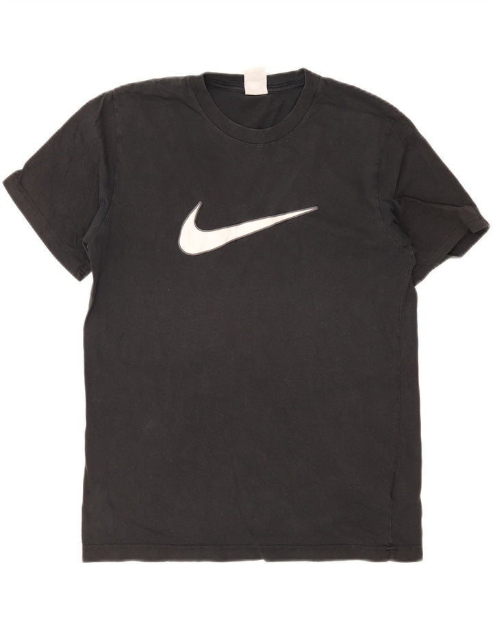 Nike Mens Graphic T-Shirt Top Medium Black Cotton