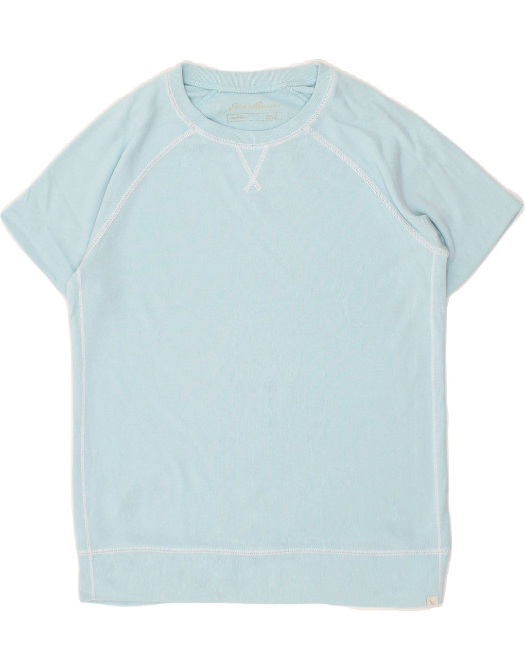 EDDIE BAUER Womens Blouse Top UK 12 Medium Blue Cotton Vintage Eddie Bauer and Second-Hand Eddie Bauer from Messina Hembry 