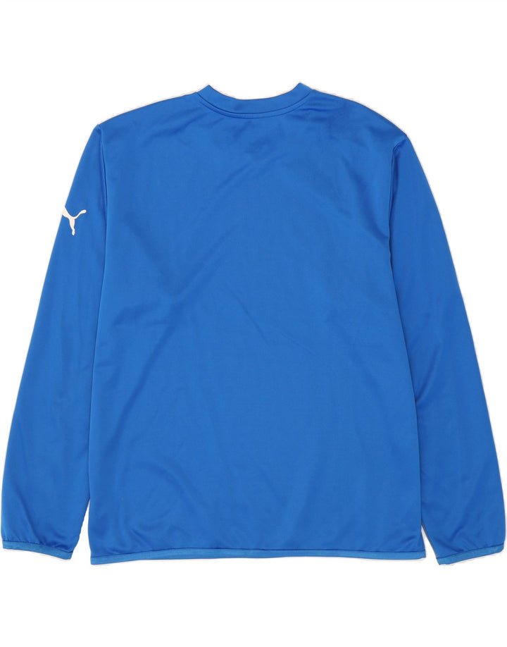 PUMA Mens Top Long Sleeve XL Blue Polyester Vintage Puma and Second-Hand Puma from Messina Hembry 