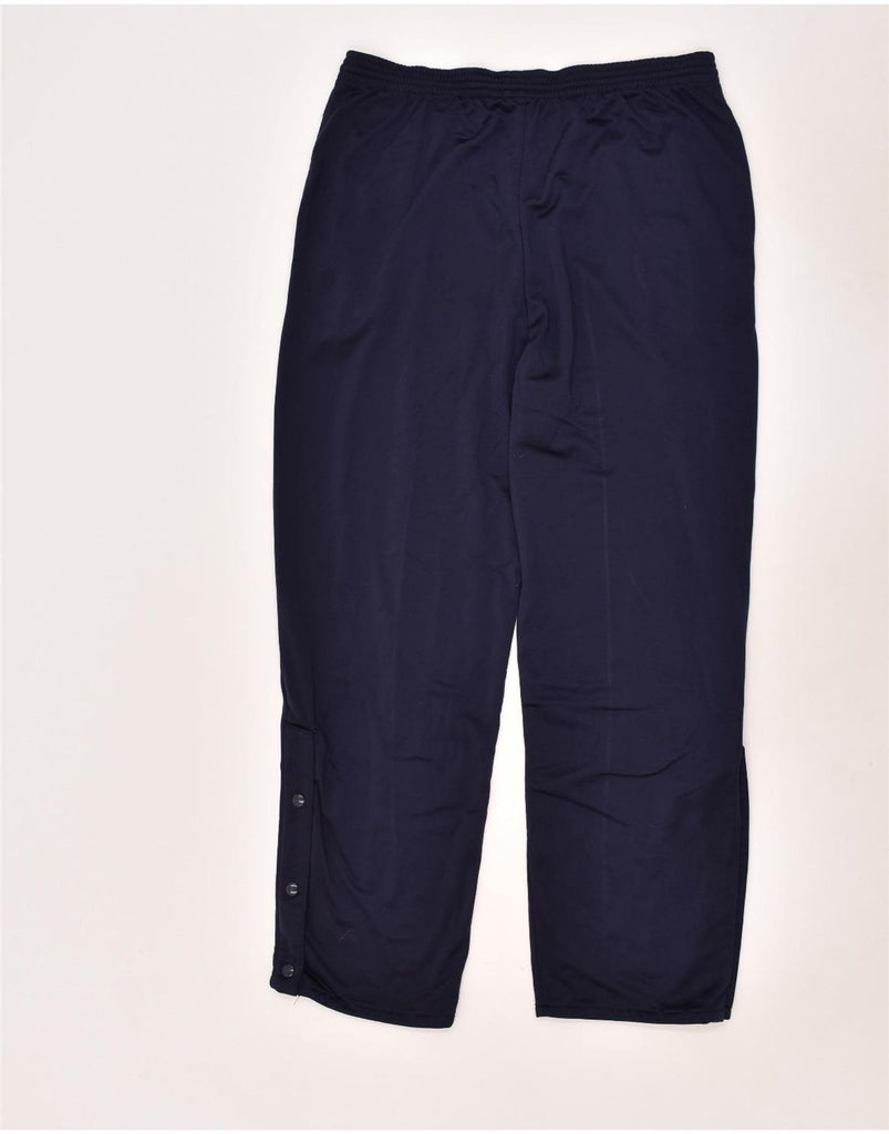 CHAMPION Mens Tracksuit Trousers Medium Navy Blue Polyester | Vintage Champion | Thrift | Second-Hand Champion | Used Clothing | Messina Hembry 