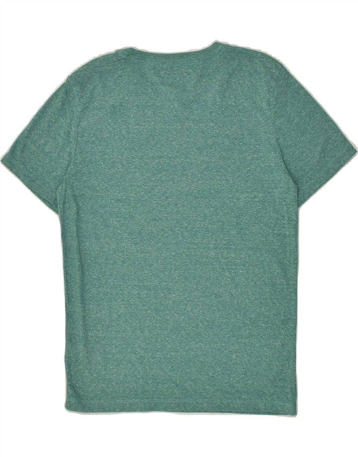 TOMMY HILFIGER Boys Graphic T-Shirt Top 13-14 Years Green Flecked | Vintage Tommy Hilfiger | Thrift | Second-Hand Tommy Hilfiger | Used Clothing | Messina Hembry 