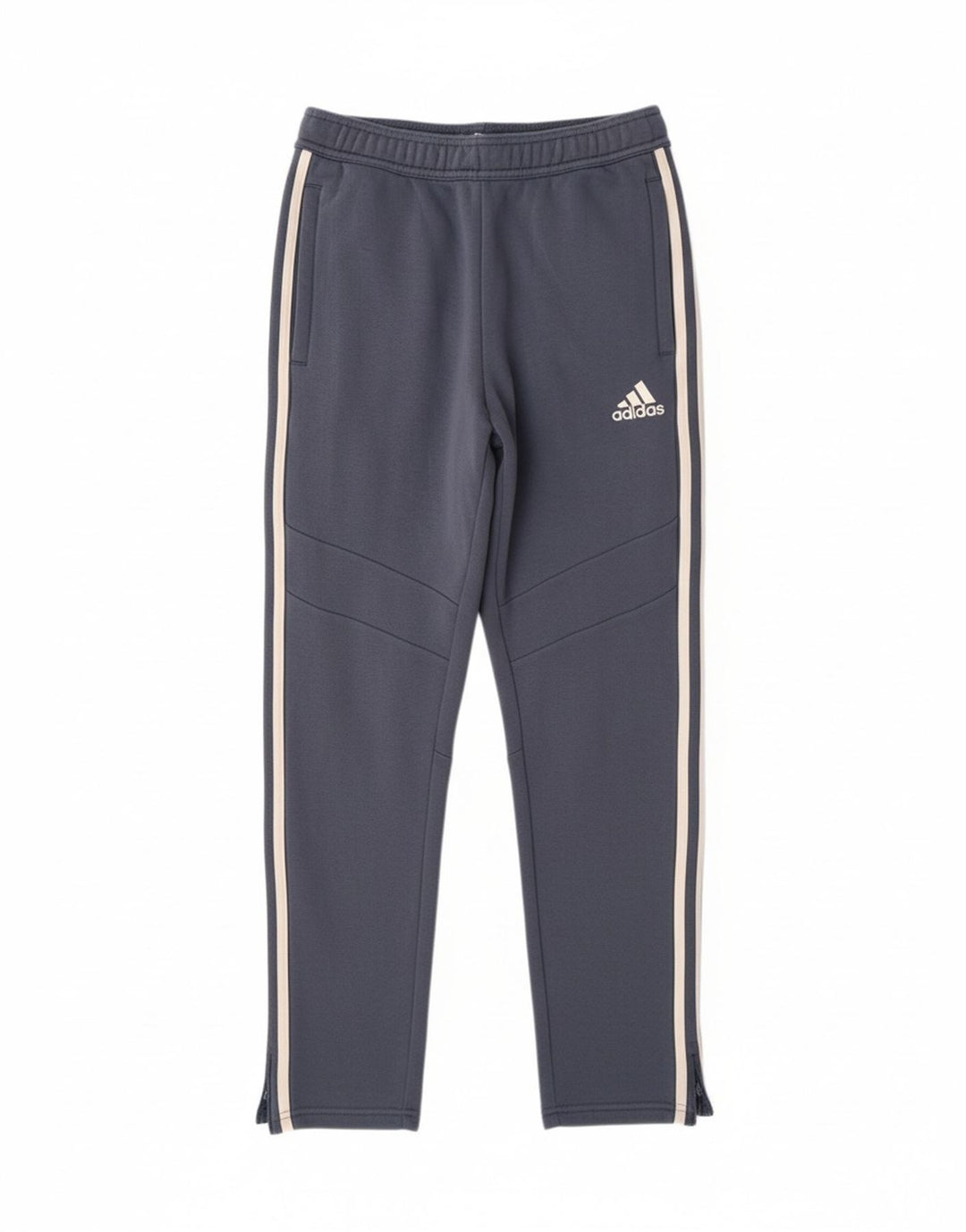 ADIDAS Womens Tracksuit Trousers UK 10 Small Blue Cotton
