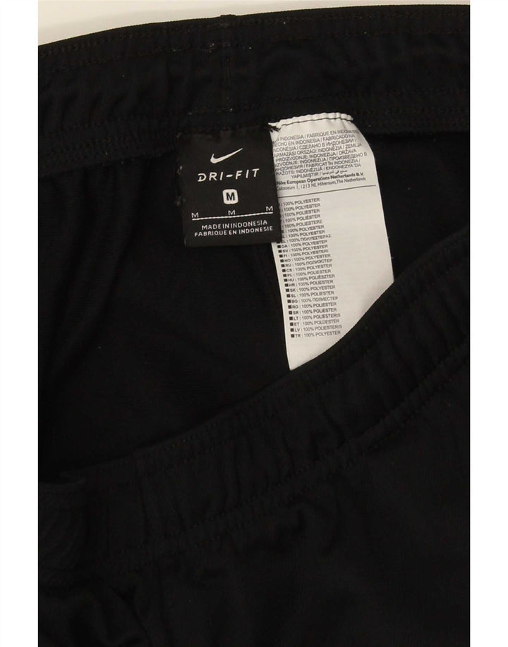 Nike Mens Dri Fit Tracksuit Trousers Medium Black Polyester