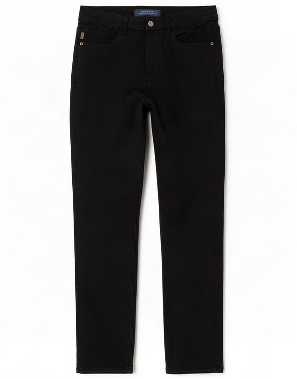 Zara Mens Slim Jeans EU 38 Small W30 L34 Black