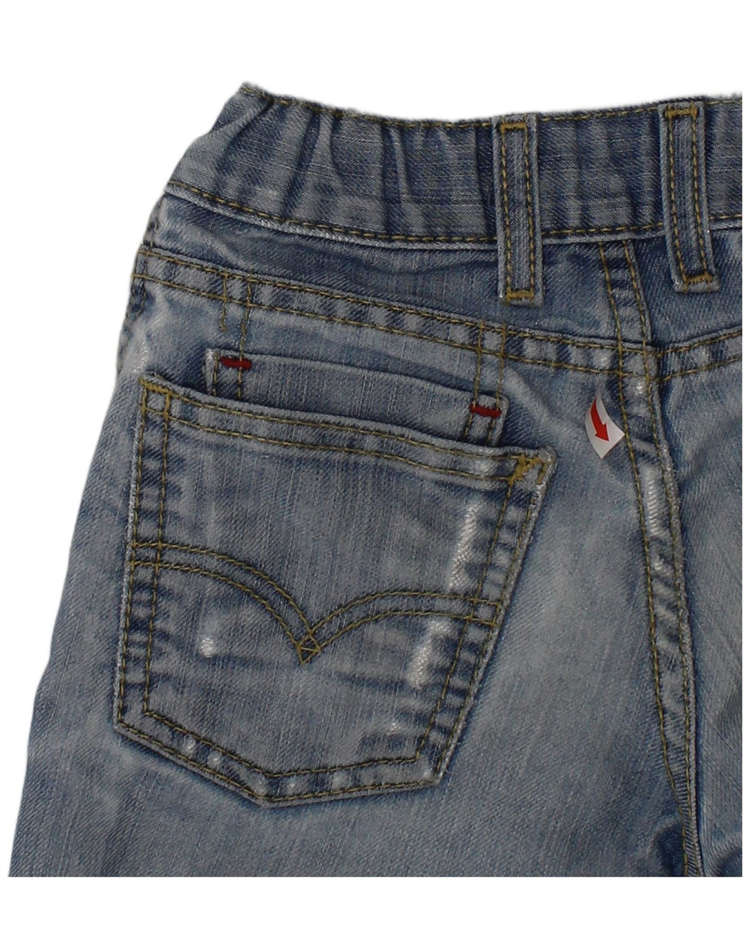 LEVI'S Girls Denim Shorts 3-4 Years W20 Blue Cotton
