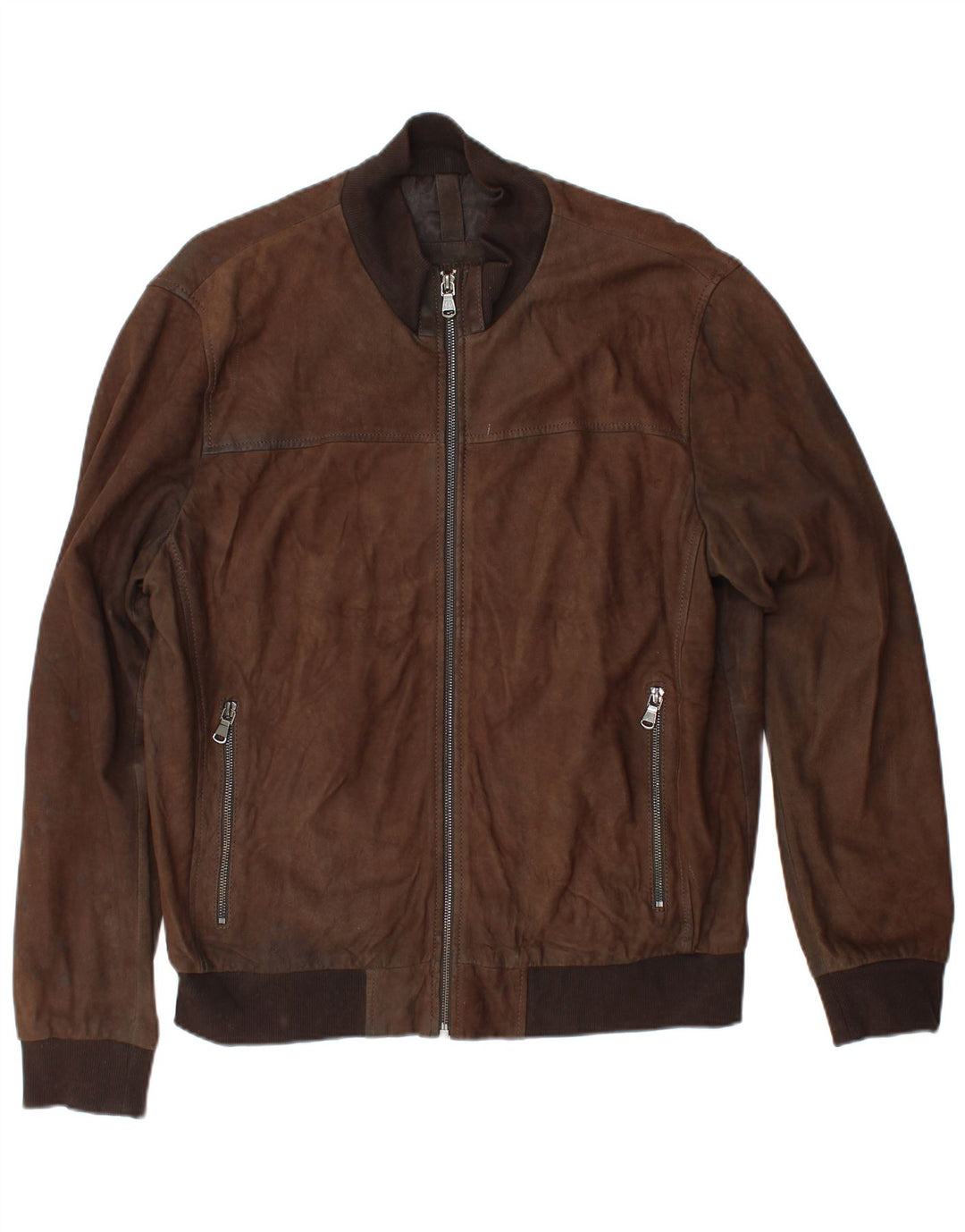 CONBIPEL Mens Leather Jacket IT 56 2XL Brown Leather