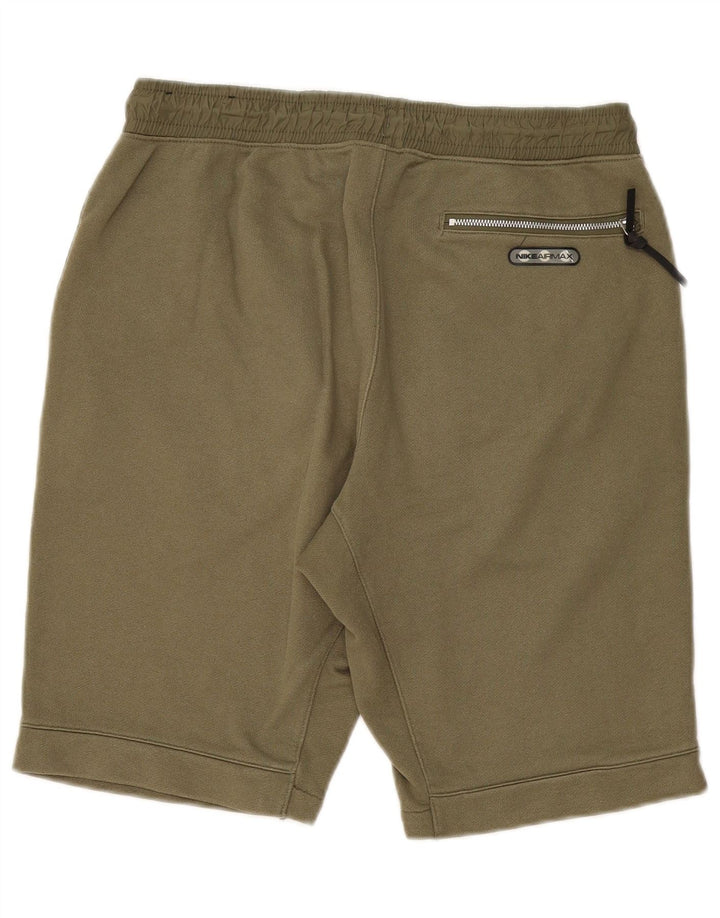 NIKE Mens Graphic Sport Shorts Medium  Khaki Cotton