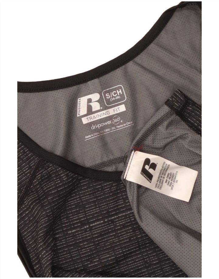 Russell Athletic Mens Vest Top UK 34/36 Small Grey Flecked Polyester