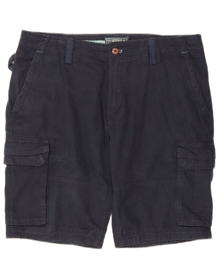 Fat Face Mens Cargo Shorts W38 XL Navy Blue Cotton