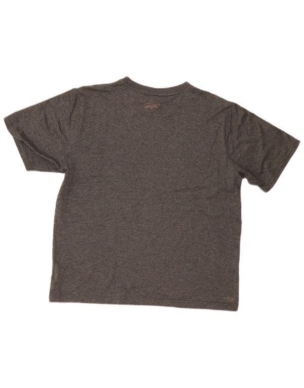 Reebok Mens T-Shirt Top Medium Grey Polyester