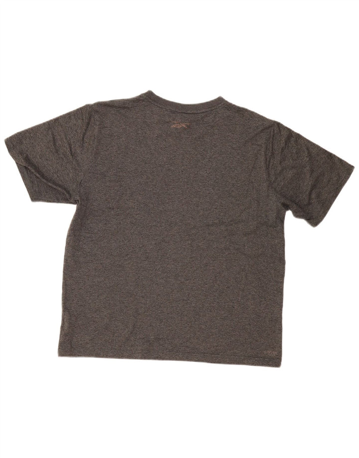 Reebok Mens T-Shirt Top Medium Grey Polyester
