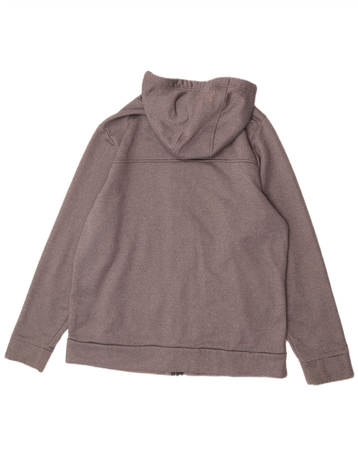 Under Armour Mens Cold Gear Zip Hoodie Sweater Large Grey Polyester