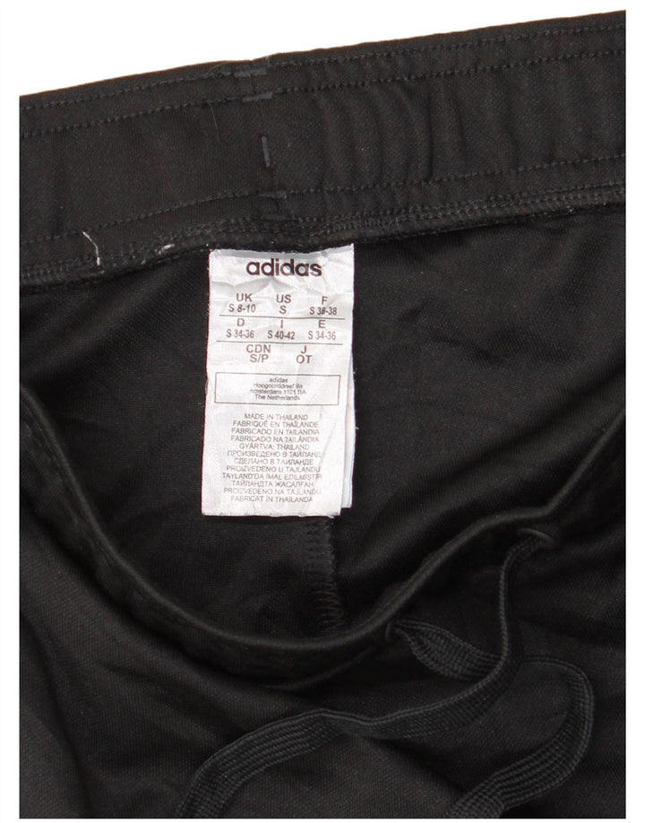 Adidas Womens Tracksuit Trousers UK 8/10 Small  Black Polyester