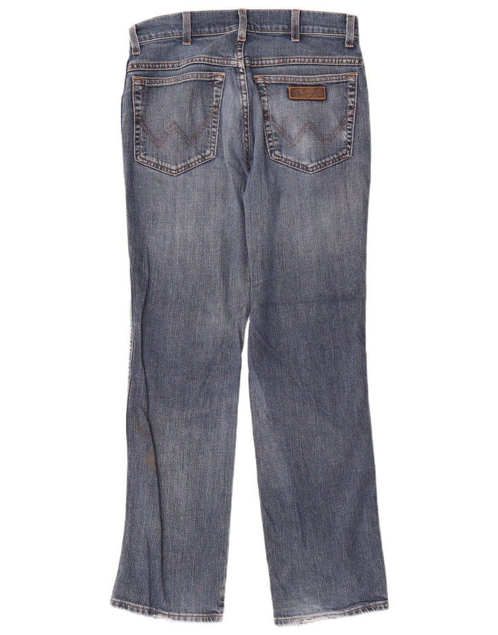 Wrangler Mens Texas Stretch Straight Jeans W31 L30 Blue Cotton