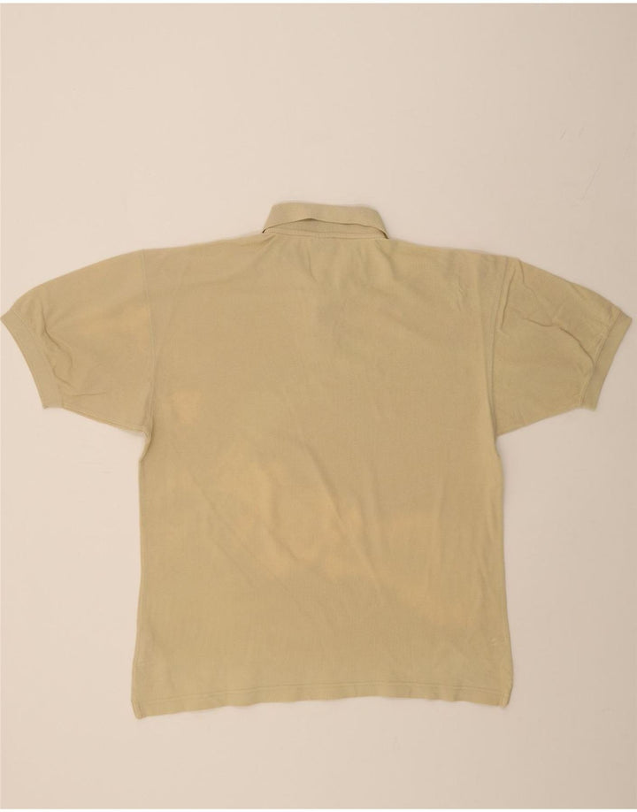 CHAMPION Mens Polo Shirt XL Beige Cotton Vintage Champion and Second-Hand Champion from Messina Hembry 
