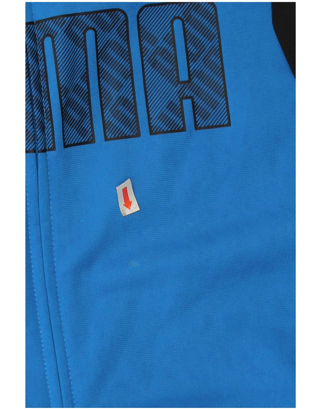 Puma Boys Graphic Tracksuit Top Jacket 13-14 Years Blue Colourblock