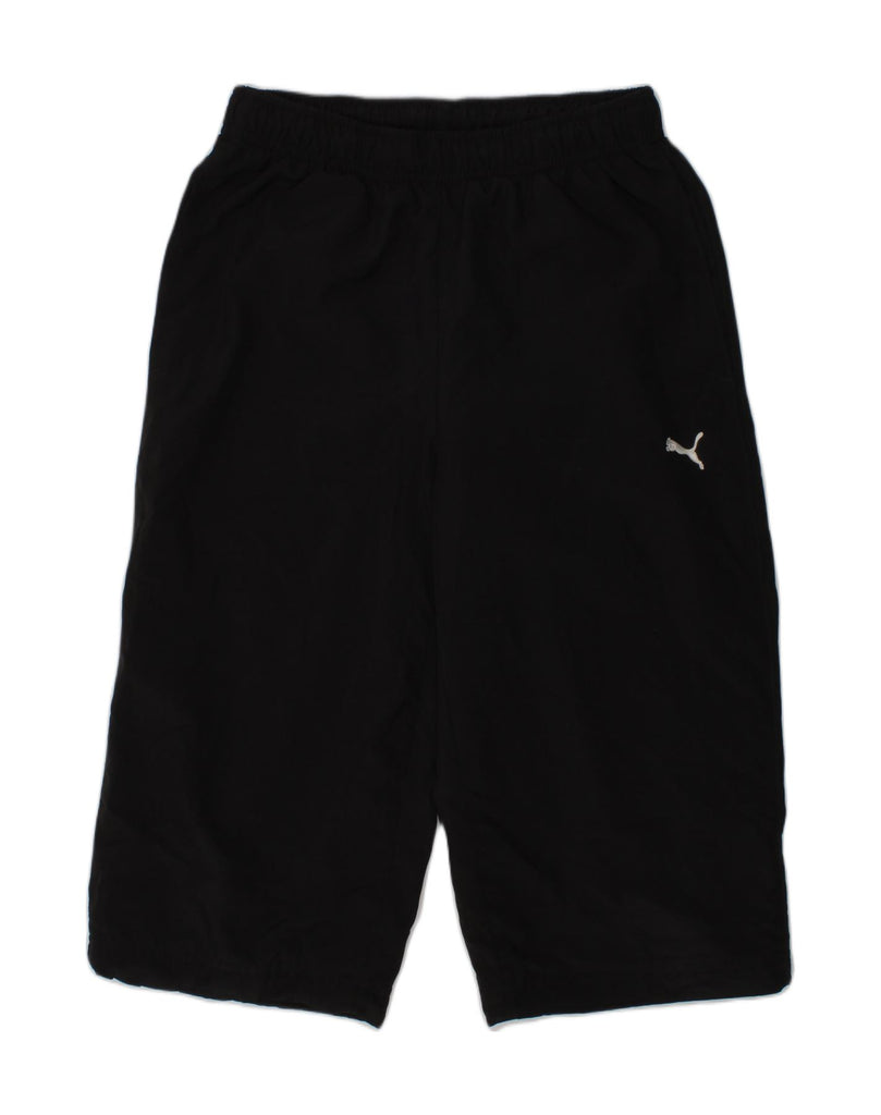 PUMA Boys Graphic Sport Shorts 9-10 Years Black | Vintage Puma | Thrift | Second-Hand Puma | Used Clothing | Messina Hembry 