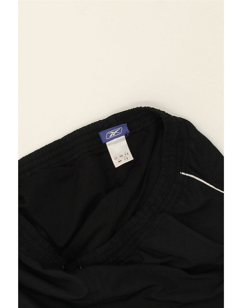 REEBOK Mens Tracksuit Trousers XL Black Polyester Vintage Reebok and Second-Hand Reebok from Messina Hembry 