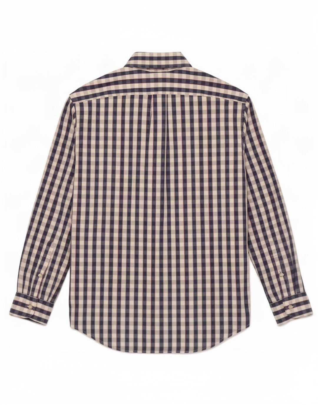 Harmont & Blaine Mens Shirt Medium Blue Check Cotton