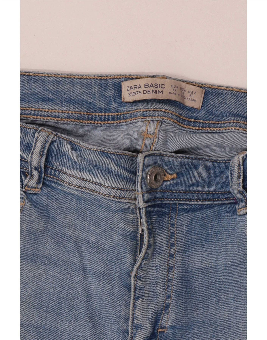 Zara Womens Slim Jeans EU 42 Large W32 L27 Blue