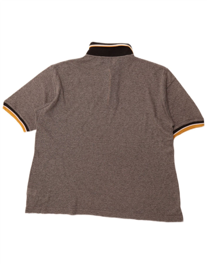 AUSTRALIAN L'ALPINA Mens Polo Shirt IT 50 Medium Grey Cotton
