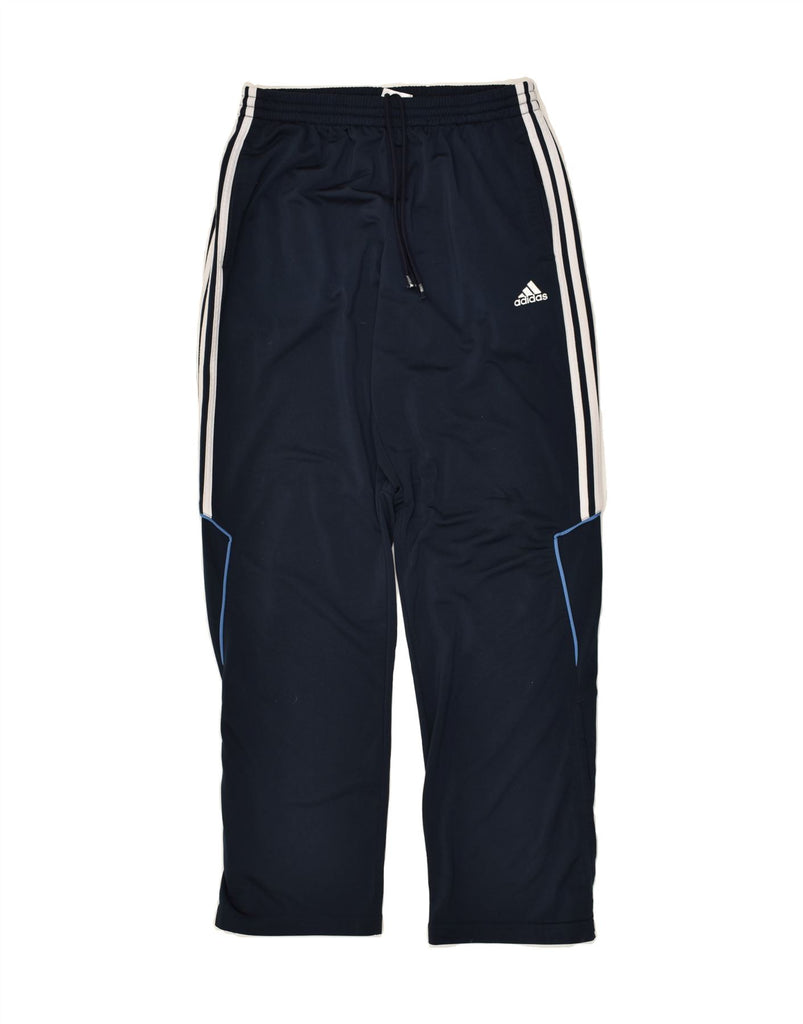 ADIDAS Mens Tracksuit Trousers UK 42/44 Large Navy Blue Polyester | Vintage Adidas | Thrift | Second-Hand Adidas | Used Clothing | Messina Hembry 