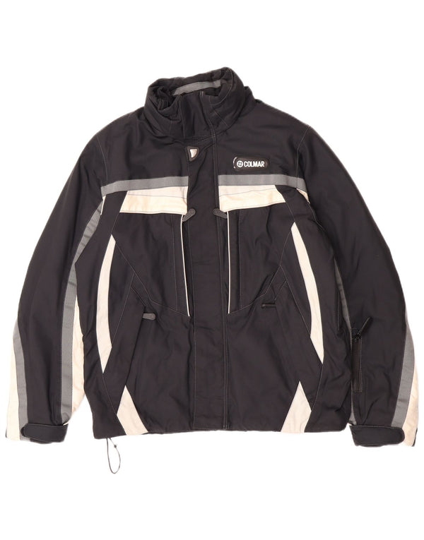 Colmar Mens Ski Jacket IT 48 Medium Black Colourblock