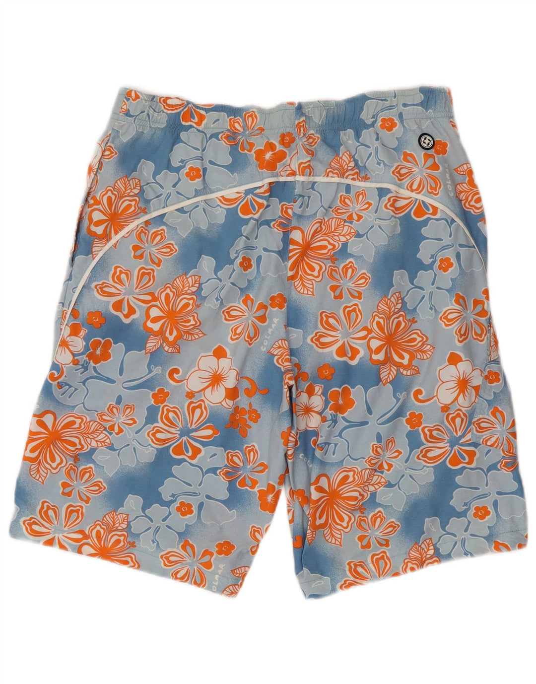 Colmar Mens Swimming Shorts EU 52 Large Blue Floral Polyamide