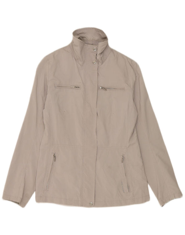 Geox Womens Rain Jacket UK 8 Small Grey Polyester